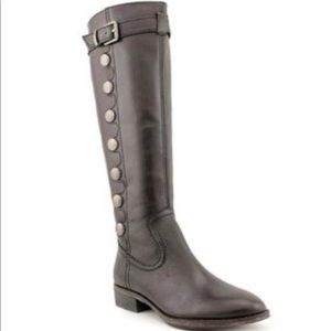Arturo Chiang Black Leather Boots